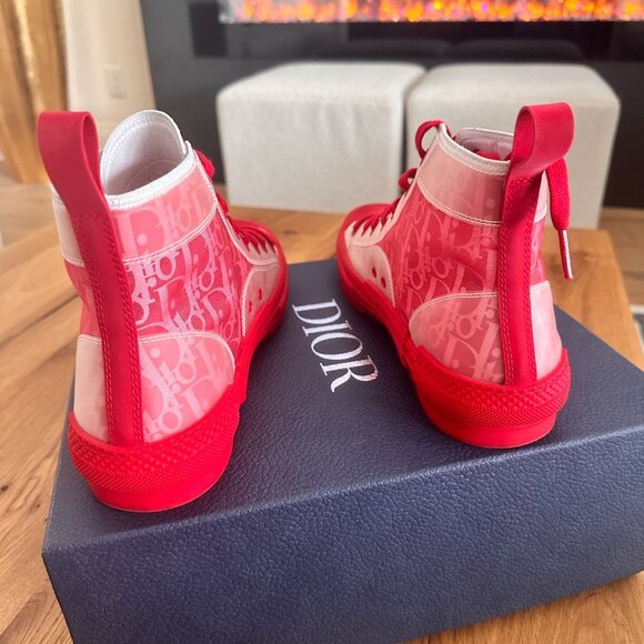 DIOR MEN B23 LOGO SNEAKERS - Picture 14 of 16